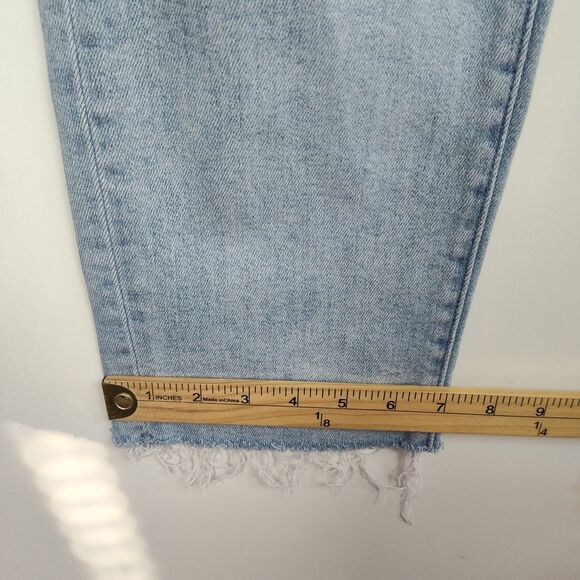 Altar'd State Jeans Women's Size 24 Light Blue Distressed Raw Hem - Picture 8 of 12